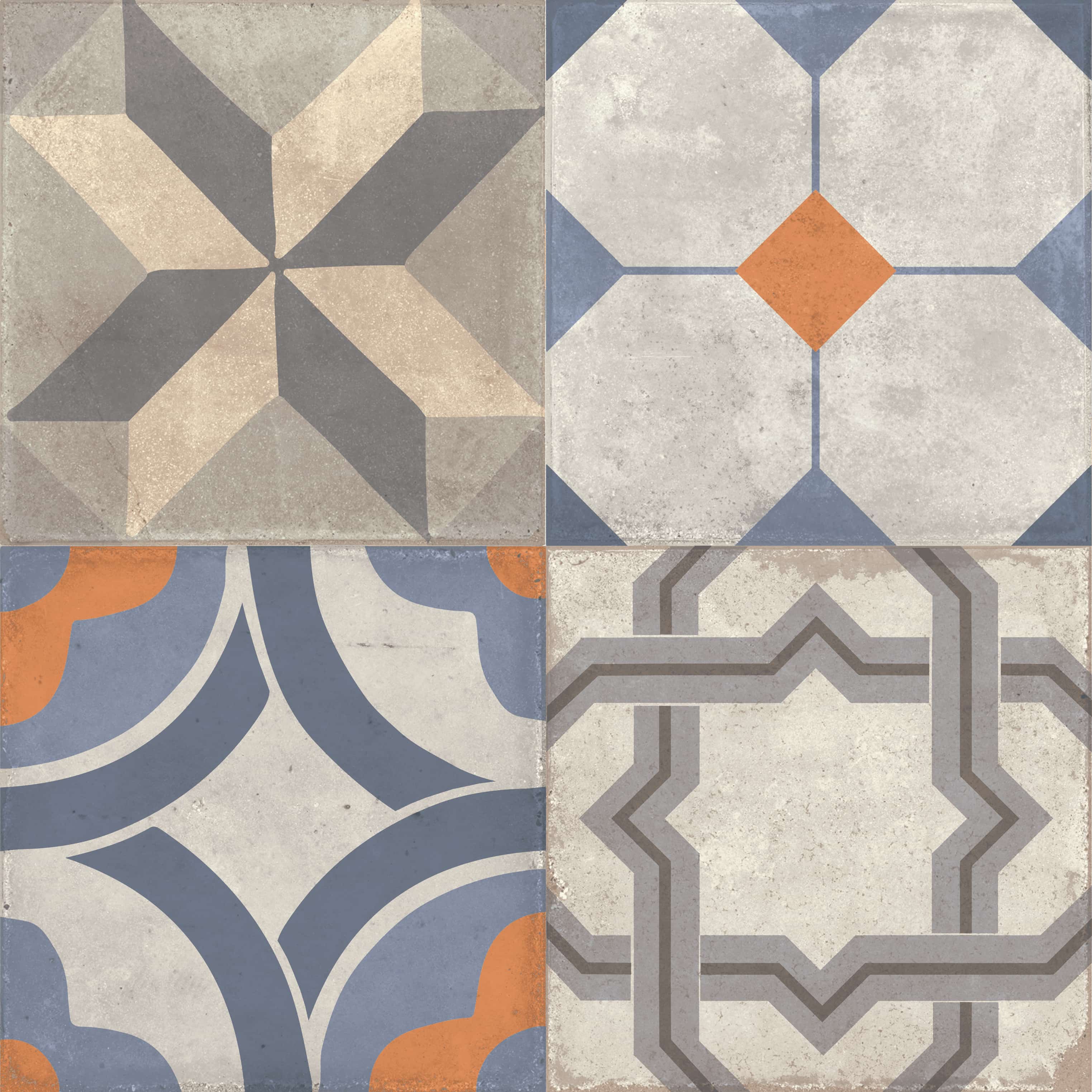 Heritage Mix Colour 33x33 Gresart