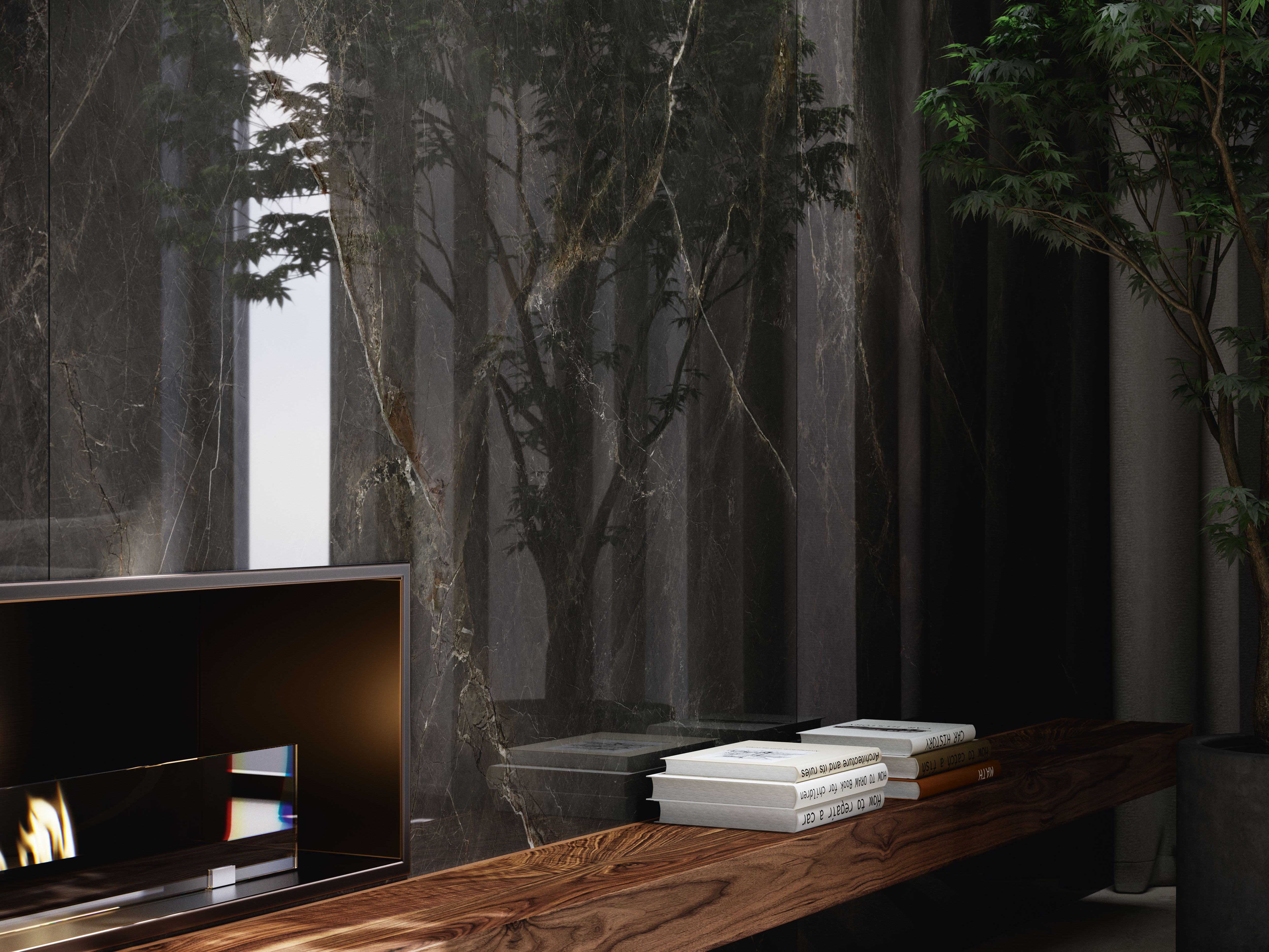 Fior Di Bosco Gloss Polished 6mm 160x320 Venux Surface фото 6