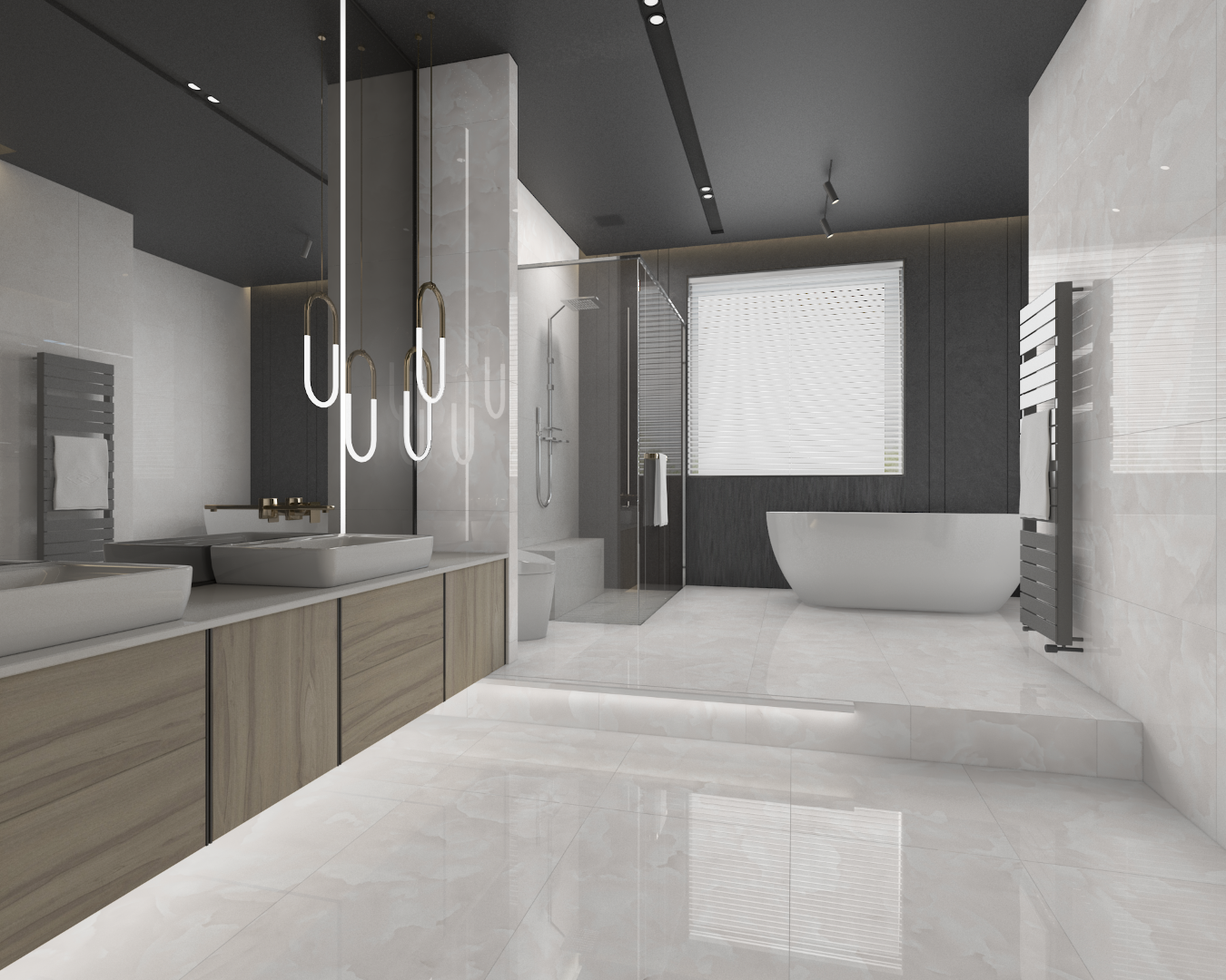 Calina White Glossy 60х120 Kerald фото 7