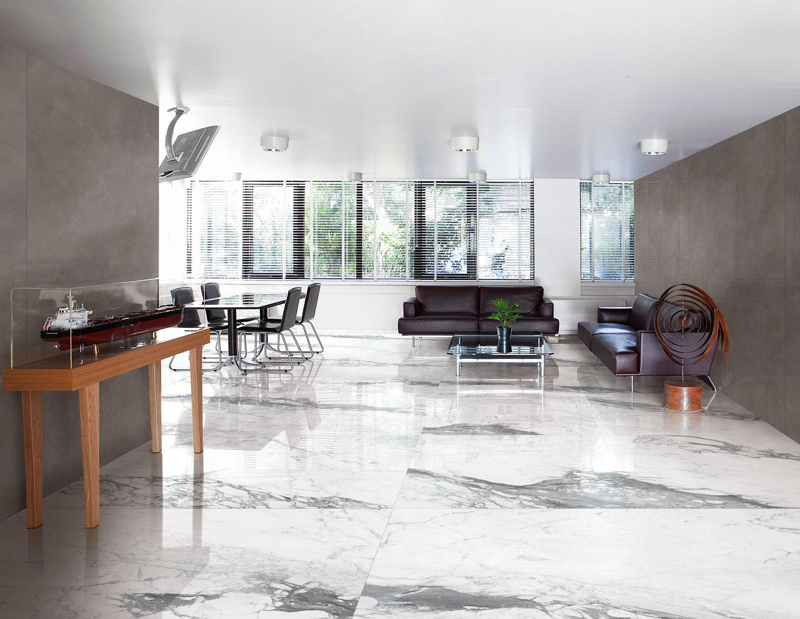 R6RL Maiora Marble Effect Calacatta Oro Glossy Rett 120x240 Ragno Marazzi