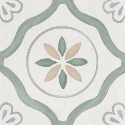 3386036157 Sirocco Green Petals 9mm R10 22.3x22.3 Harmony