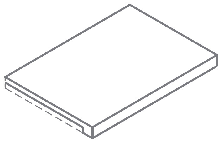620070002767 Avantgarde Pure Scalino Angolare Dx 33x120 Italon