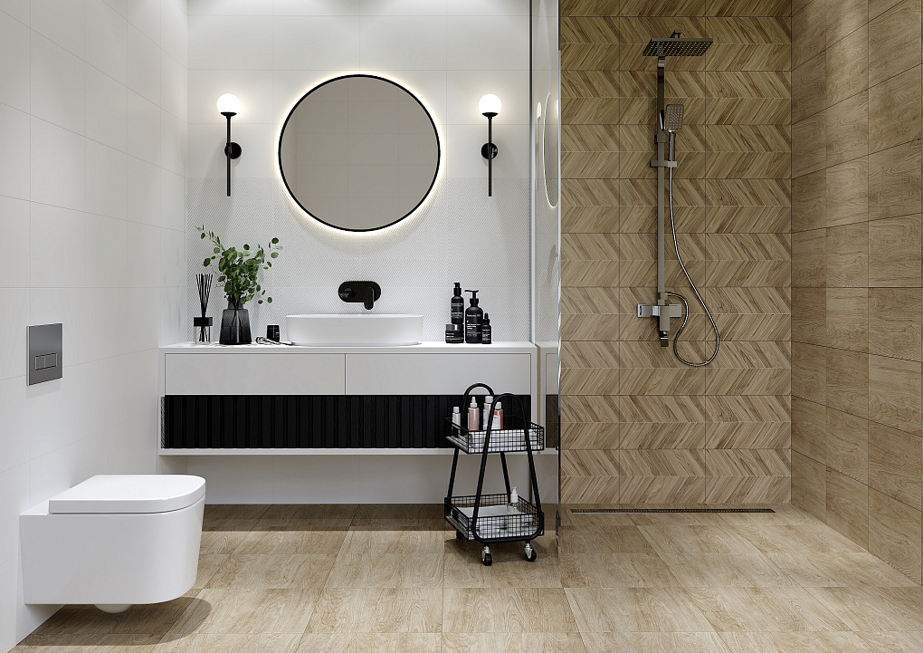 010100001163 Муза бежевый низ 02 25х40 Gracia Ceramica фото 10