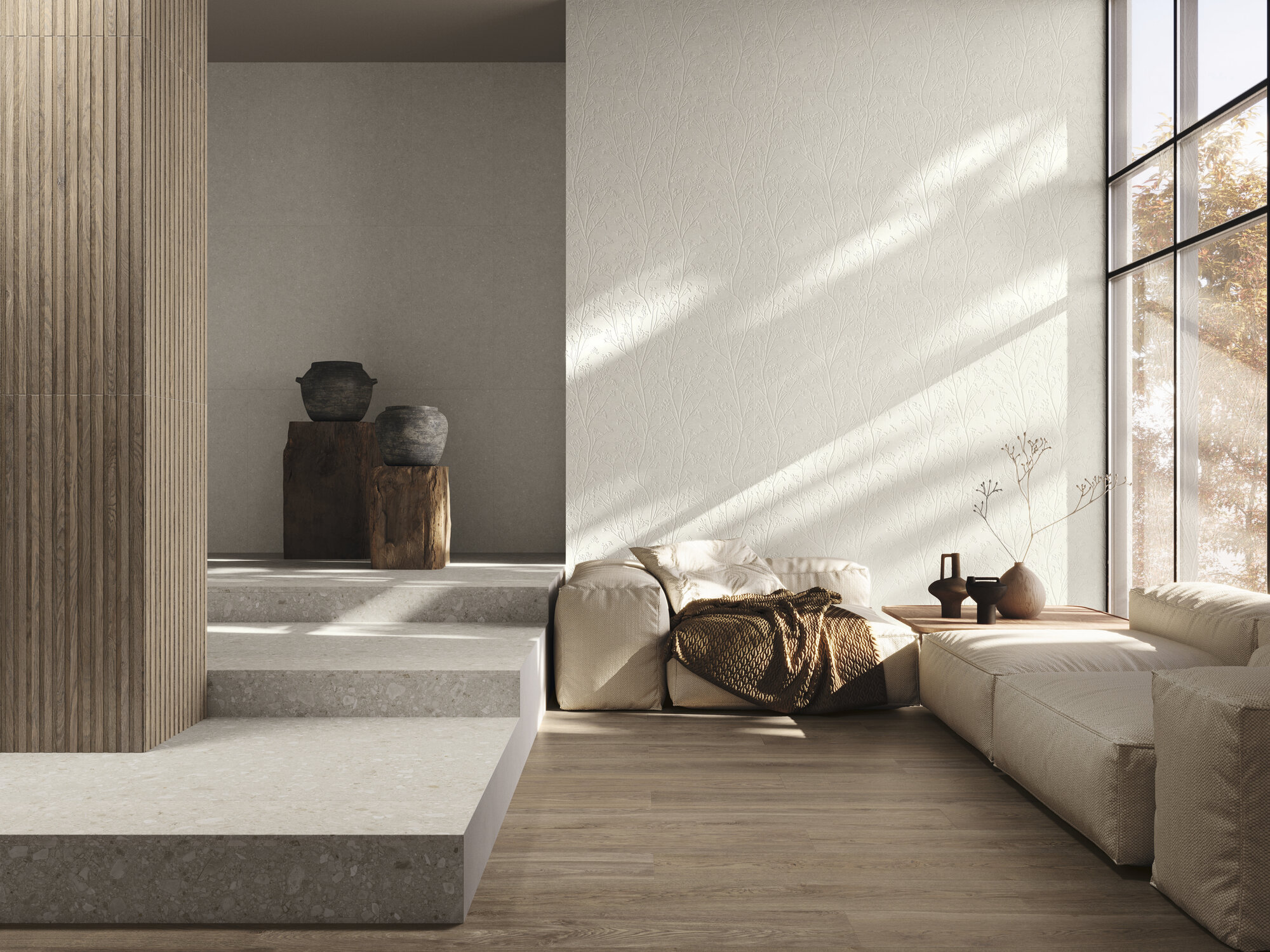 A042032 Authentic Oat Rect 25x150 Ape Ceramica