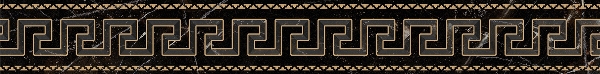 262562 Fascia greca Nero Amasanta 10x78 Versace (Gardenia Orchidea)