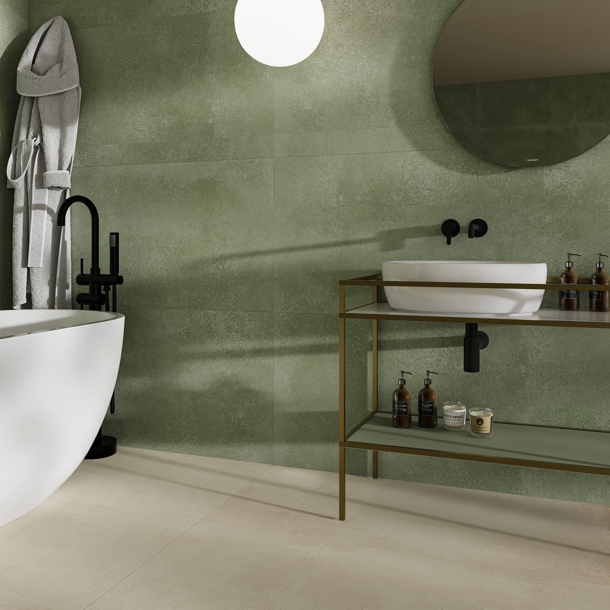 Rock Bianco Matt 5mm 60x120 Staro Slim фото 13