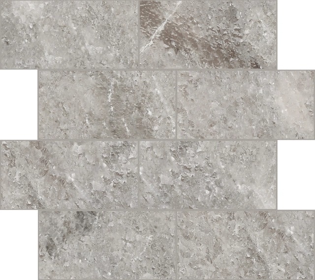 766761 Rock Salt Celtic Grey Luc Muretto 7.5x15 6mm 30x30 Cerim