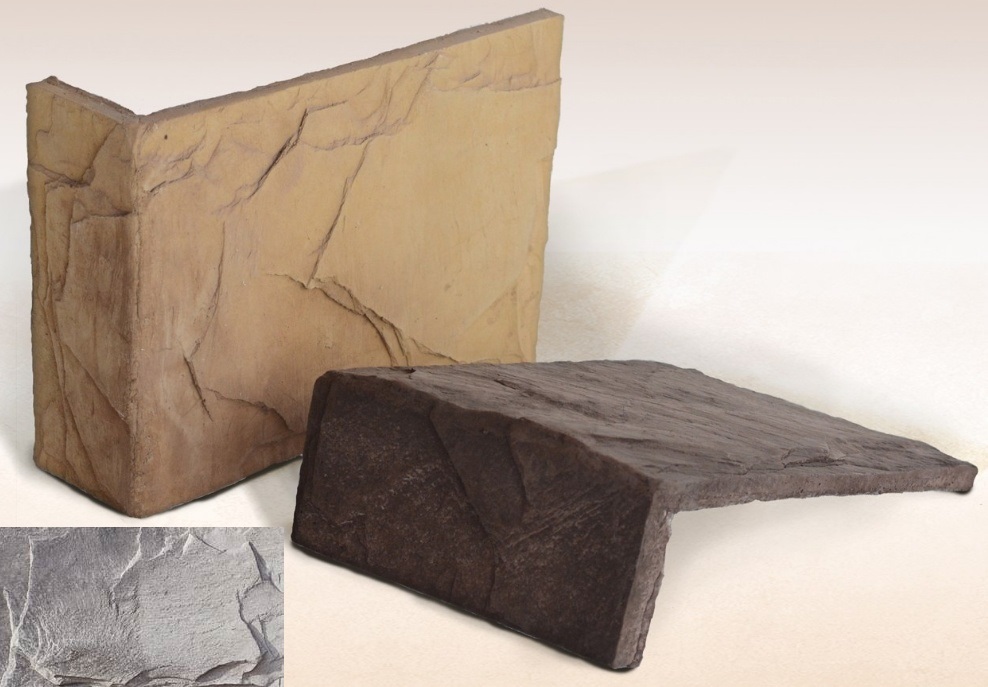 Денвер 06-08 угловая 270х200х65х25 Ecostone