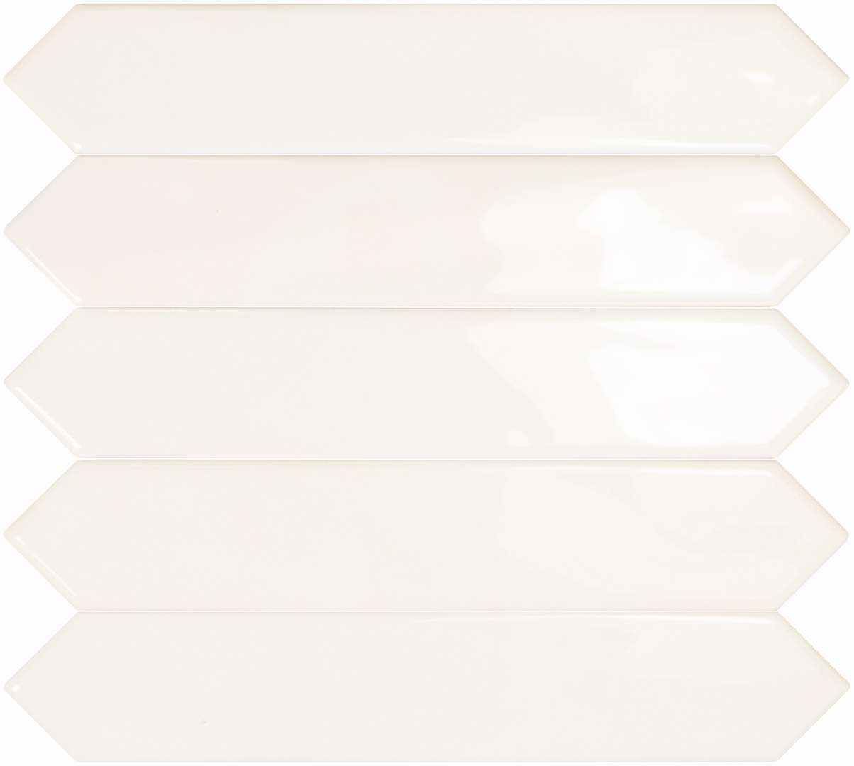 130061 Spark Picket White Glossy 4.3x24.3 DNA Tiles фото 2