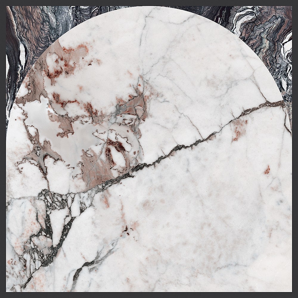 764114 Policroma Arco Breccia-Cipollino Mat Ret 6mm 120x120 Cedit