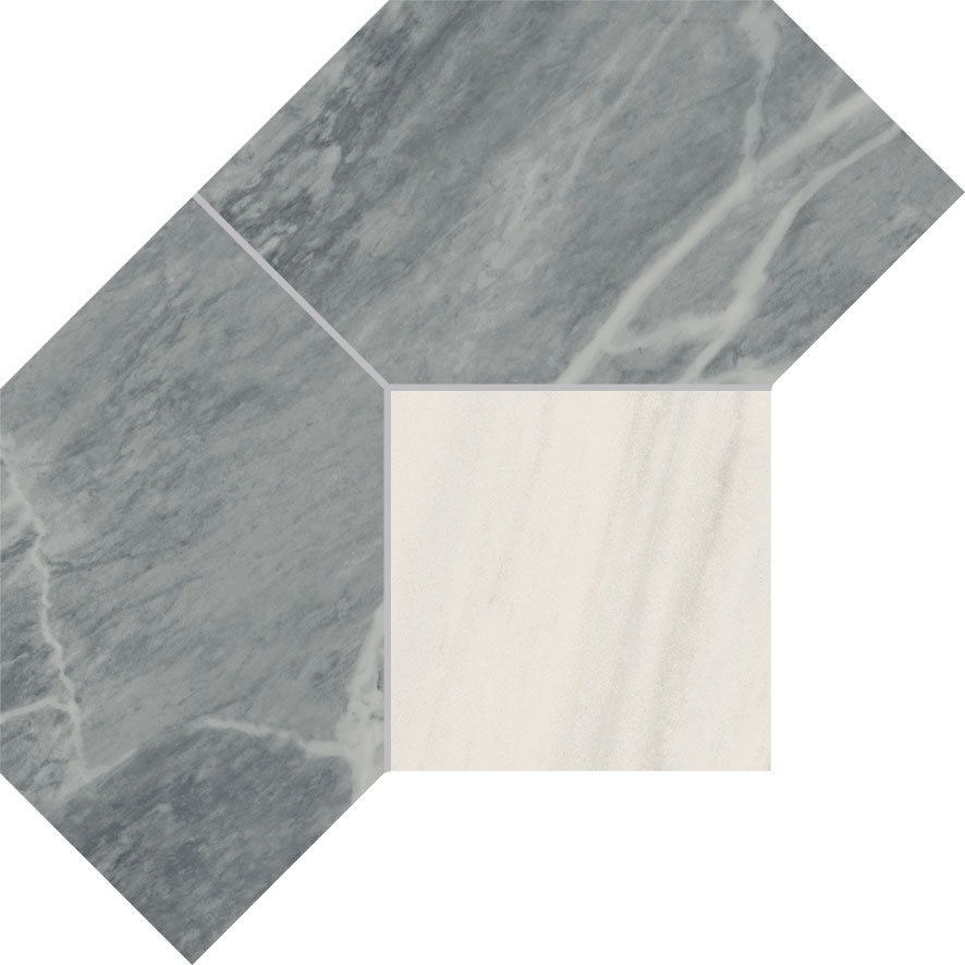 620110000084 Charme Extra Atlantic Mosaico Polygon Lux 28,5x21 Italon