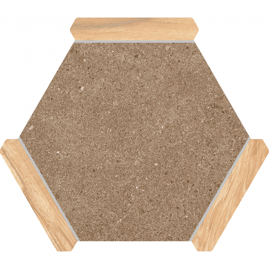 Sacramento Marron Pino 22x25 Monopole Ceramica