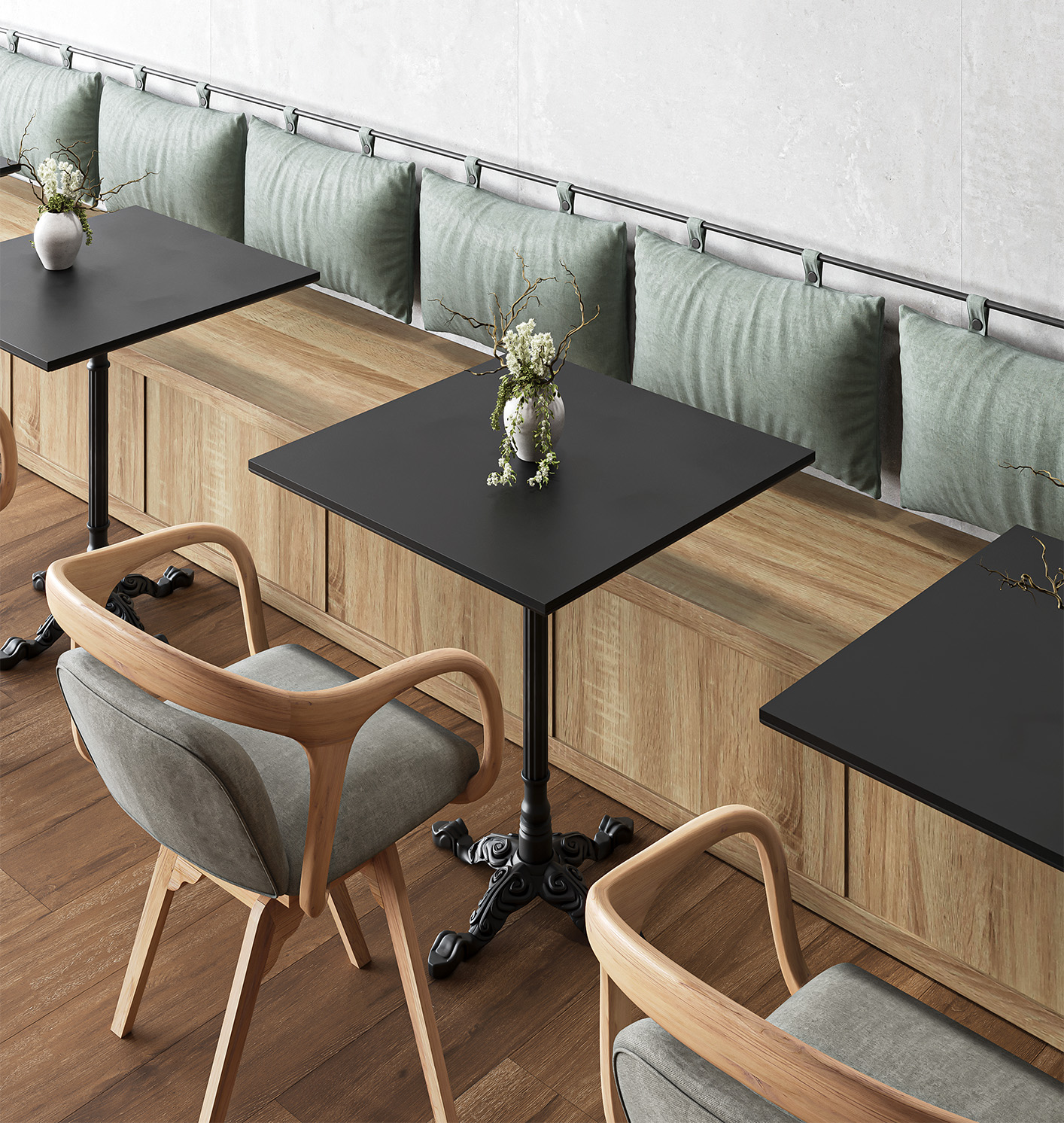 Mono Grey Matt 800х3200х12 StaroSlabs фото 13