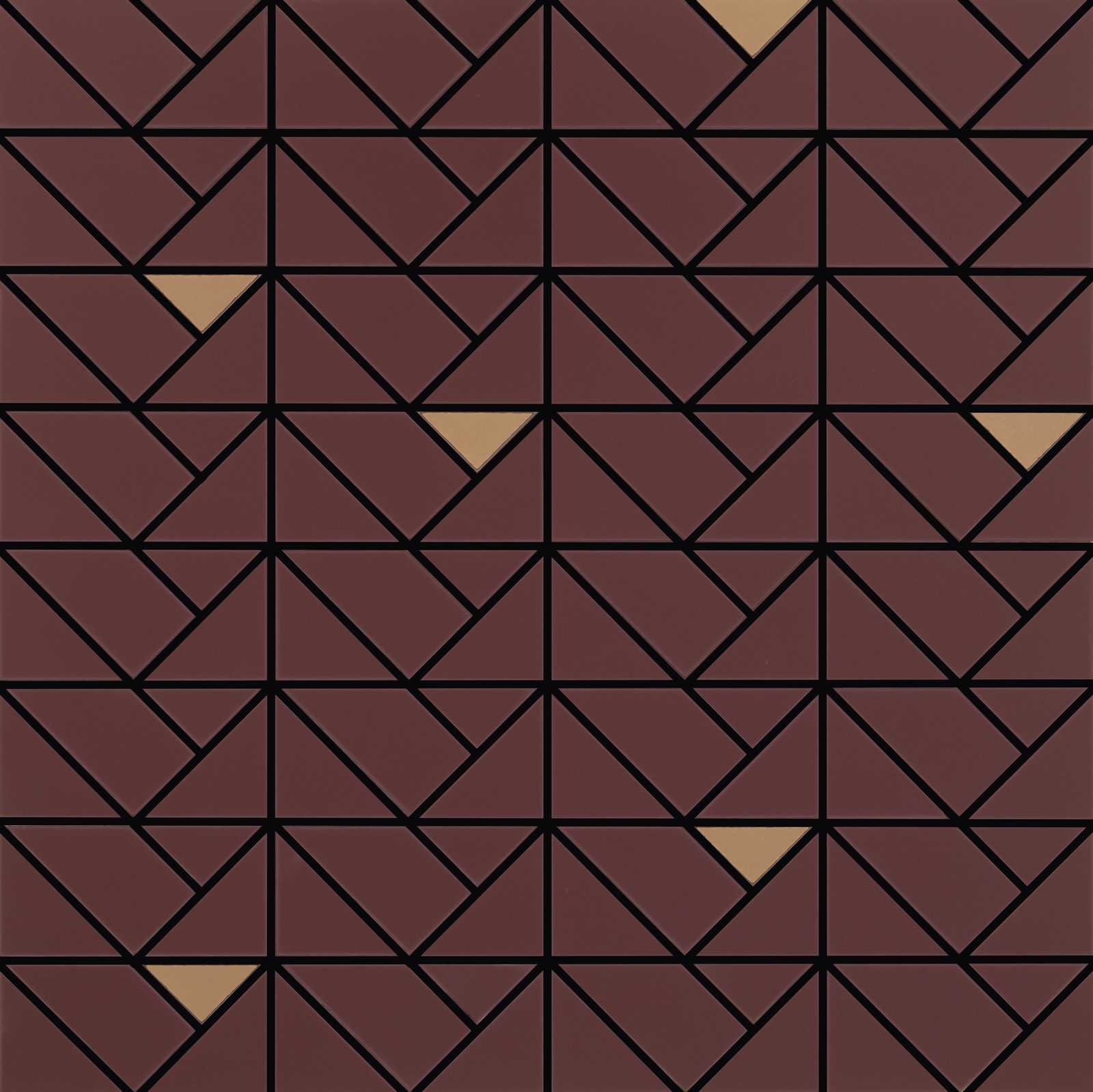 M3J4 Eclettica Purple Mosaico Bronze 40x40 MARAZZI Italy
