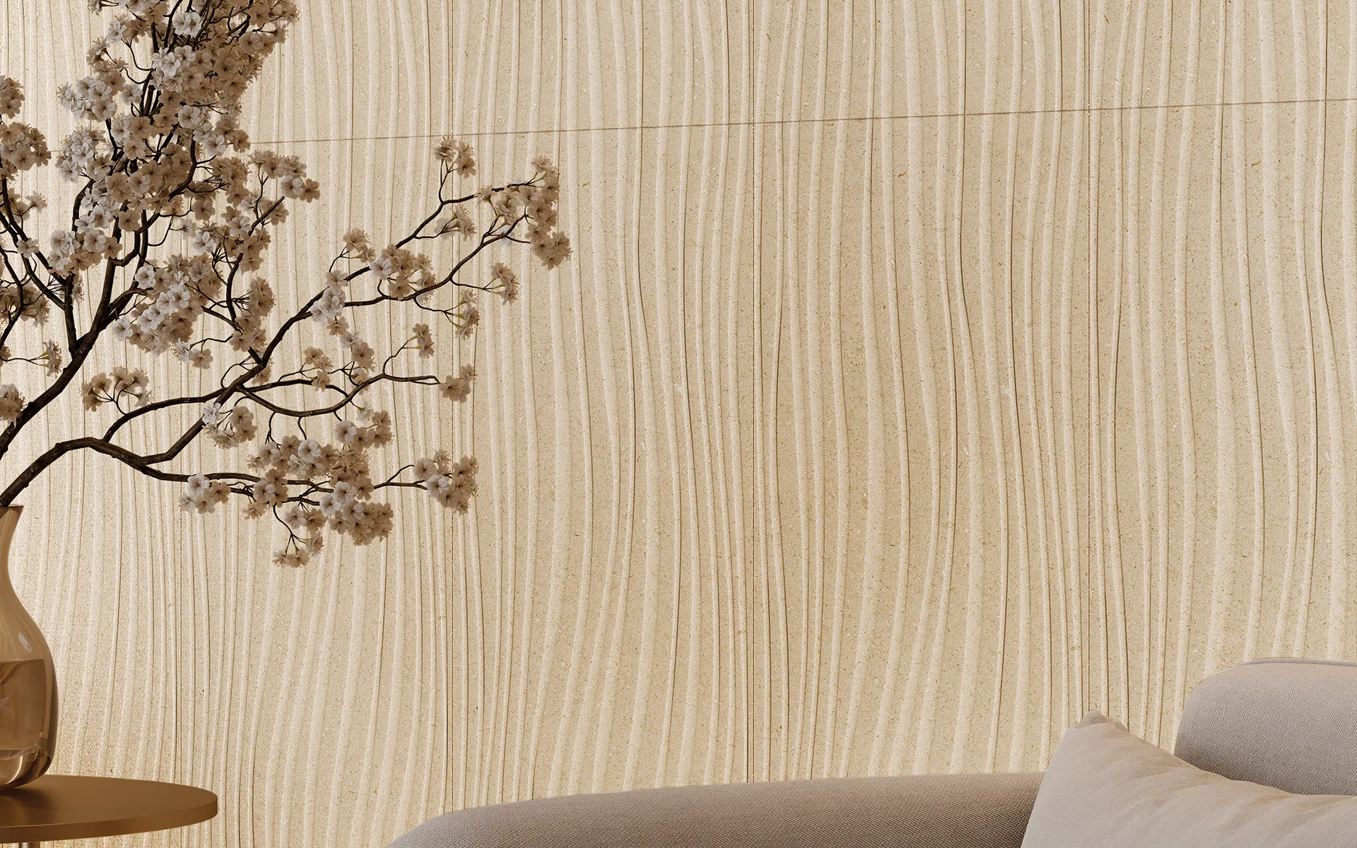 8929989 Victorian Stone Moon Cream Flamed 120x60 Iris Ceramica фото 7