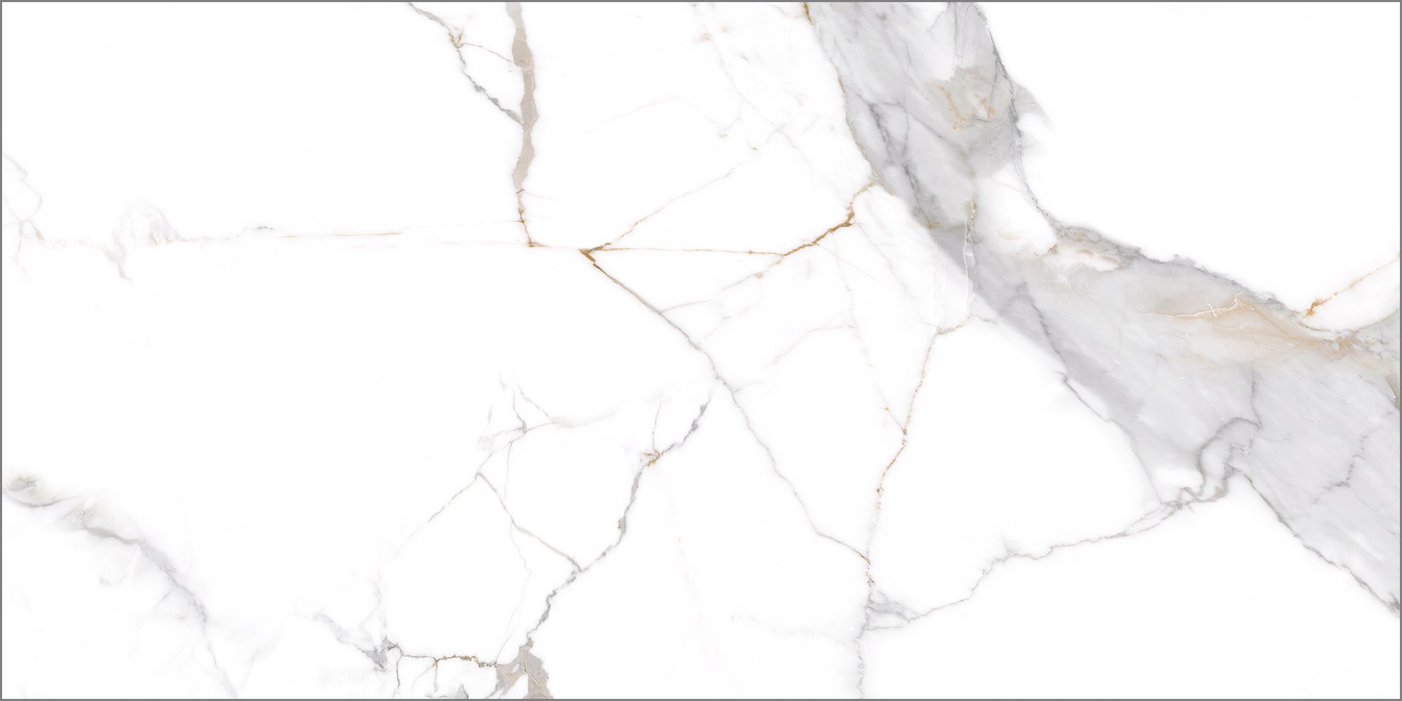 GT40806103MR Calacatta Imperial GT Белый 40x80 Global Tile
