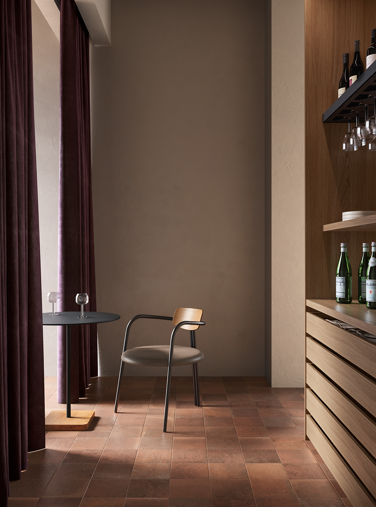 1086528 Italica Modulare 39 Terra Dolce (комплект 2шт 20x20, 1шт 20x40, 2шт 40x40, 1шт 40x60,8) CIR