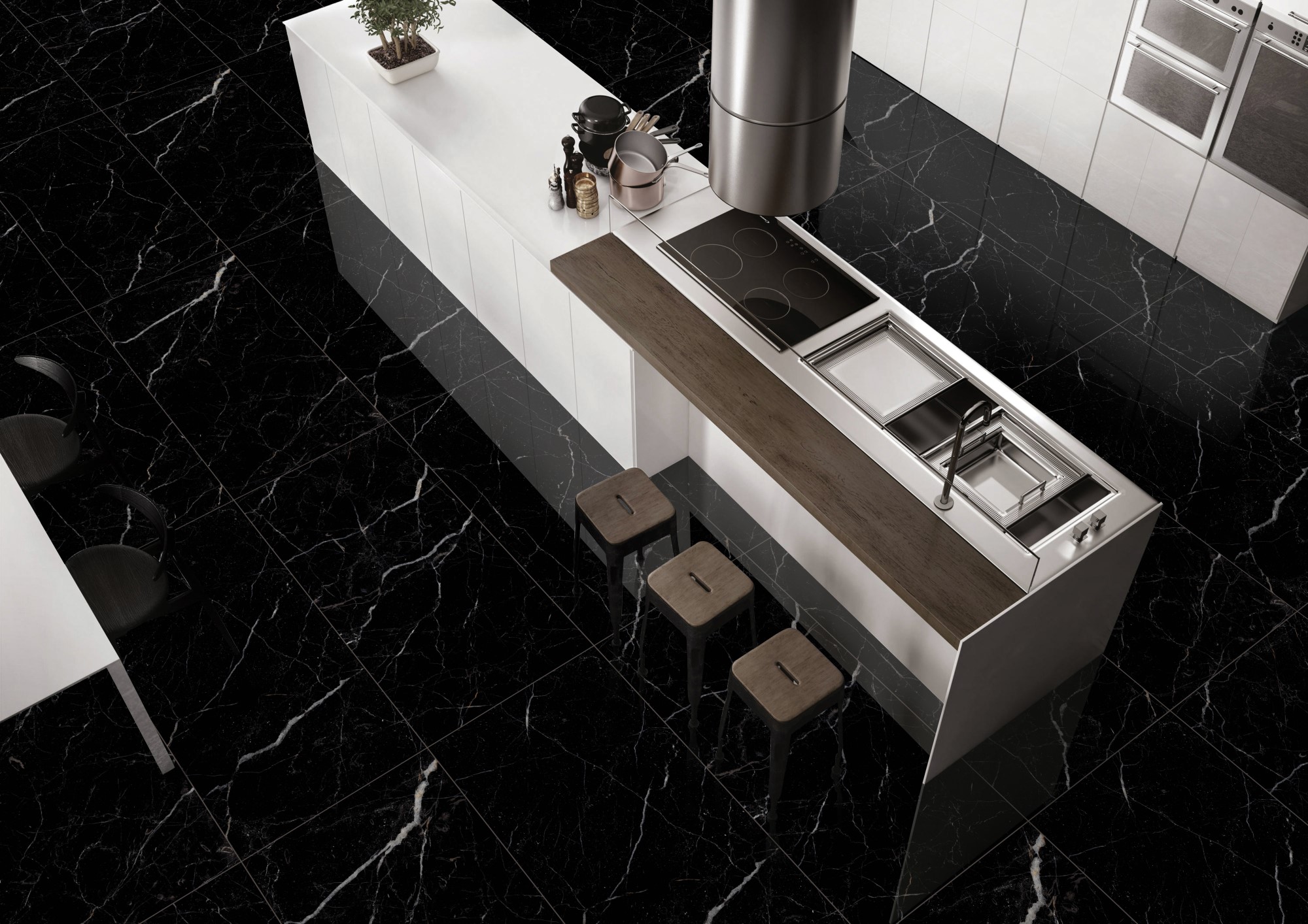 Royal Black Mat 60x60 Realistik фото 9