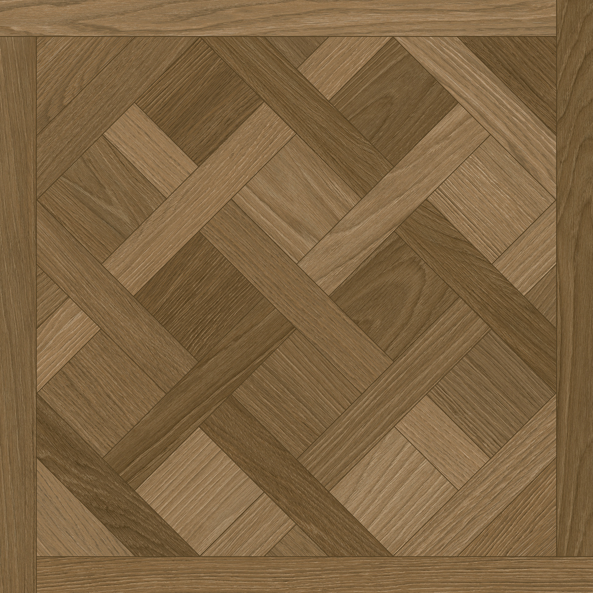 CR6060G0151R8 Паркет Версаль коричневый матовый+гл. чернила 59,5х59,5 Ceradim фото 4