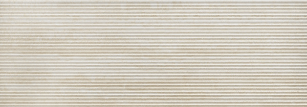 RCUS Travertino Wall Struttura 3D Pli Vein Bianco Rett 40x120 Ragno Marazzi