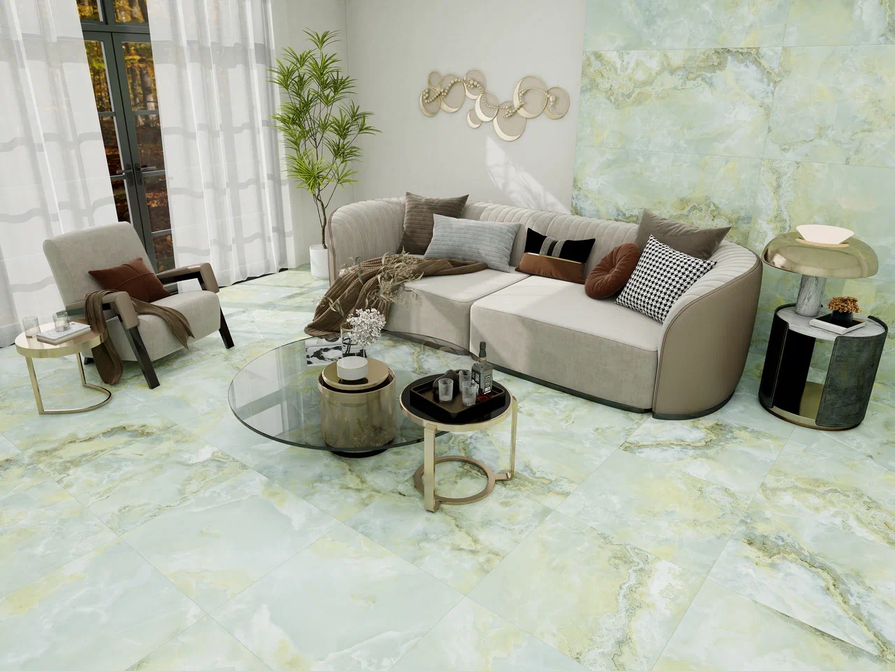 Onyx Verde 1200x600 Colortile фото 11