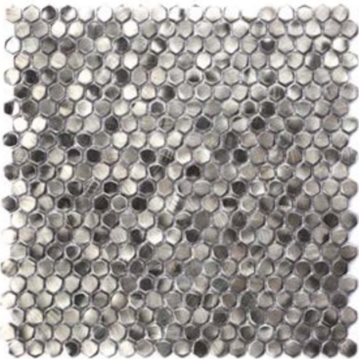 S027 Stamping Aluminum Silver 30,3x30,3x0,6 Moreroom Stone