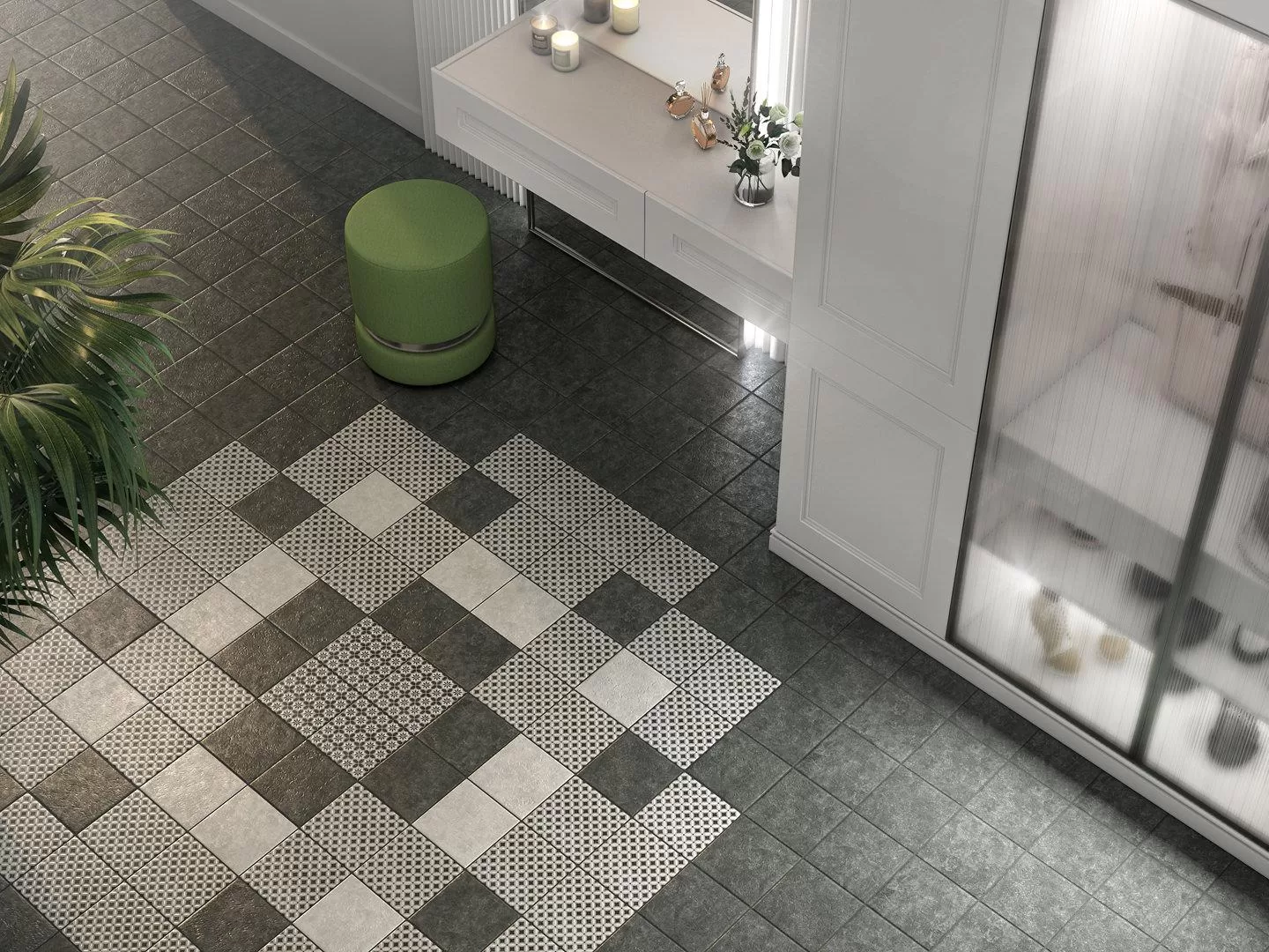 VT/A295/SG1544N Декор Фреджио 2 черно-белый 20x20x8 Kerama Marazzi фото 12
