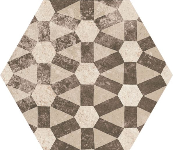 22098 Hexatile Cement Garden Sand 17,5x20 (17 видов паттерна) EQUIPE
