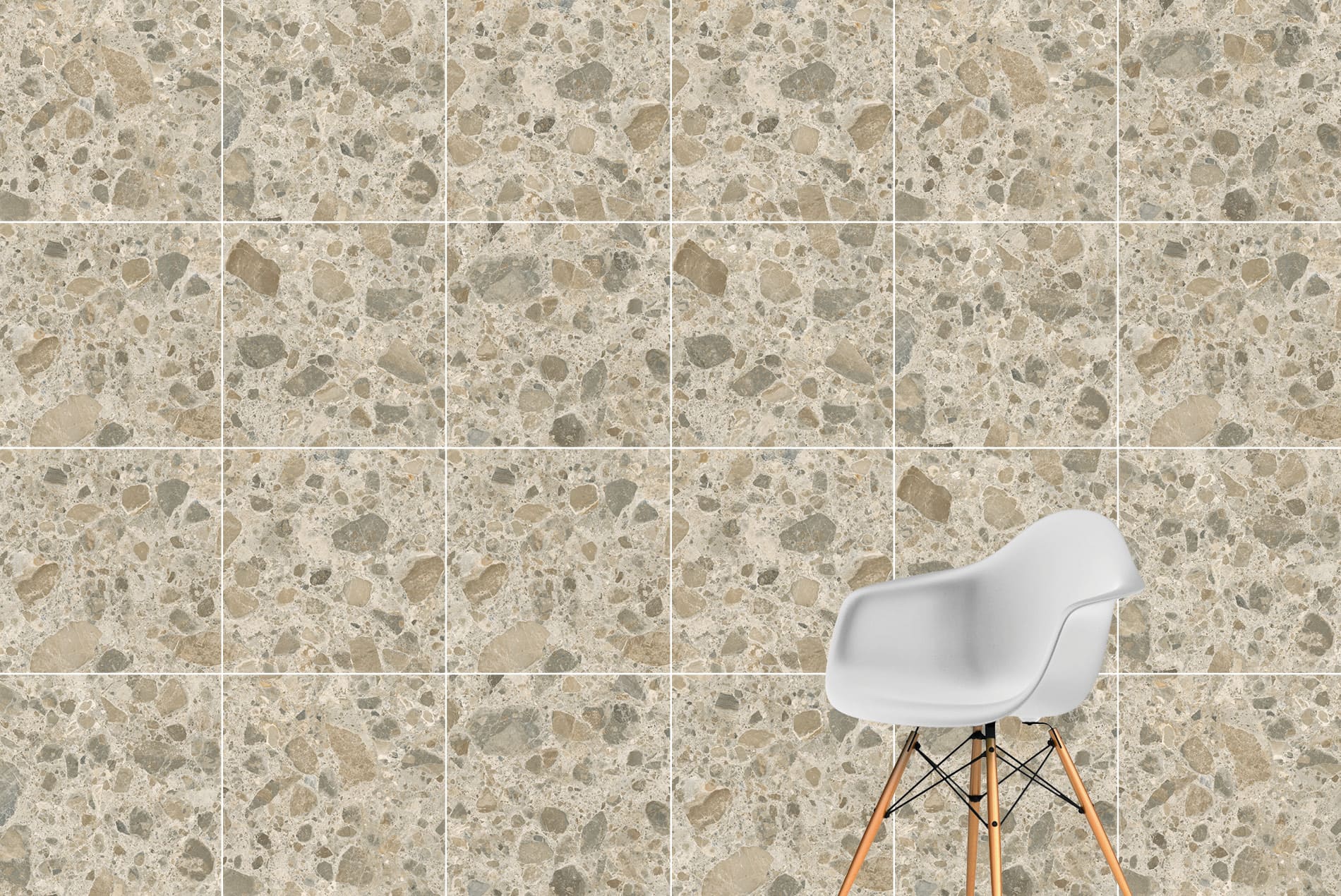 K951840R0001VTE0 CityStone Травертин Линейный Матовый 7Рек R10A 60x60 Vitra