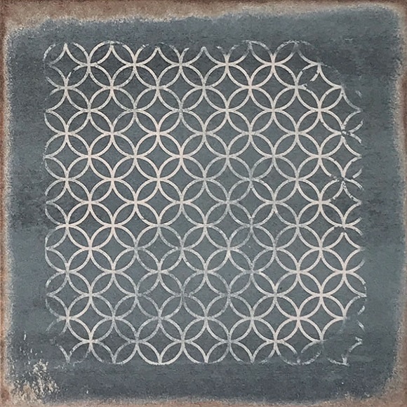 TOSCANA MATT BLUE DECO 20X20 Decocer