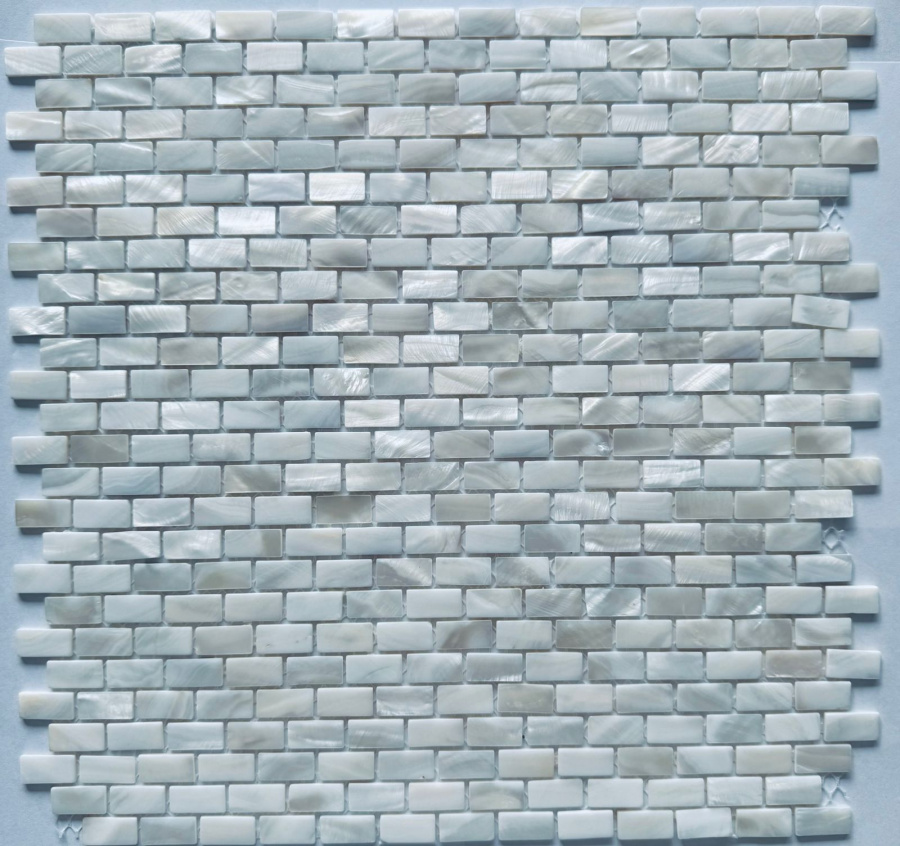 PIX768 из натурального перламутра Super White 10*20 290х300х2 Pixmosaic