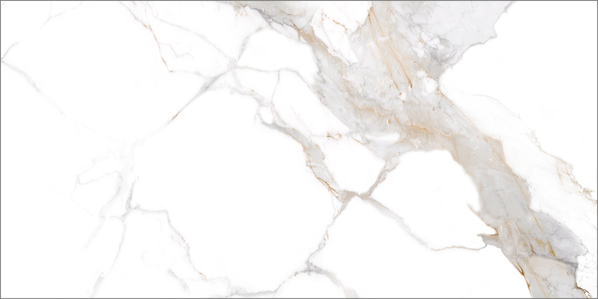 GT40806103MR Calacatta Imperial GT Белый 40x80 Global Tile