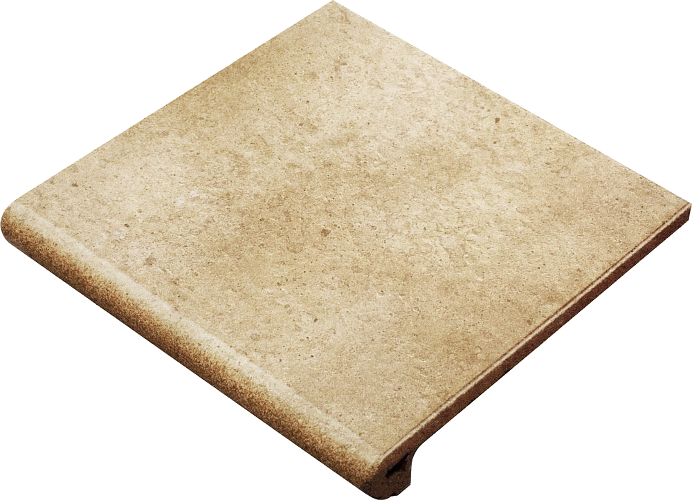 Ступень фронтальная Rounded Stair-tread Beige 33*33 Gres de Aragon