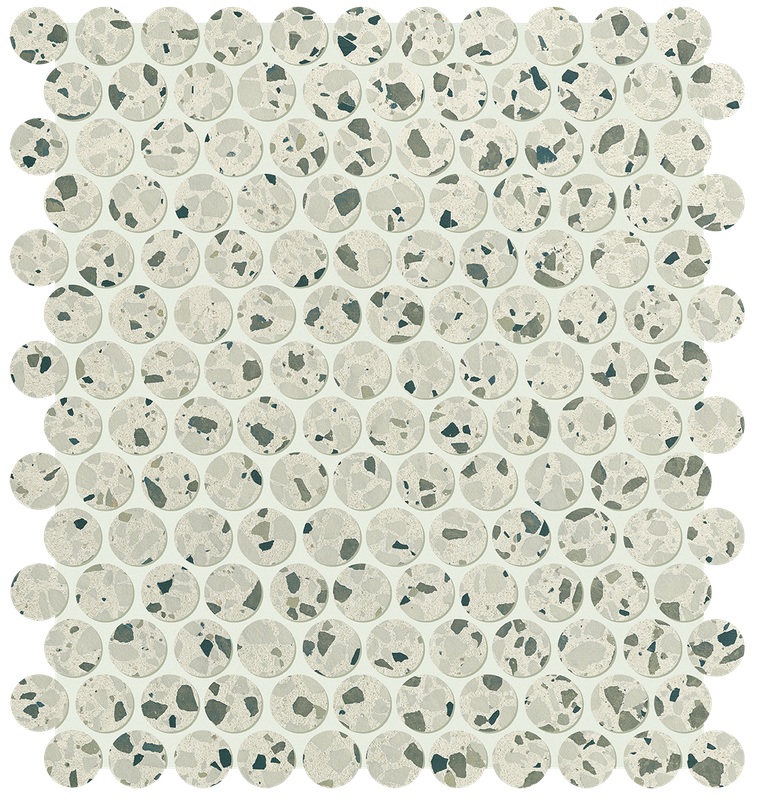 fRPC Glim Gemme Salvia Round Mosaico Matt 29,5х32,5 FAP Ceramiche