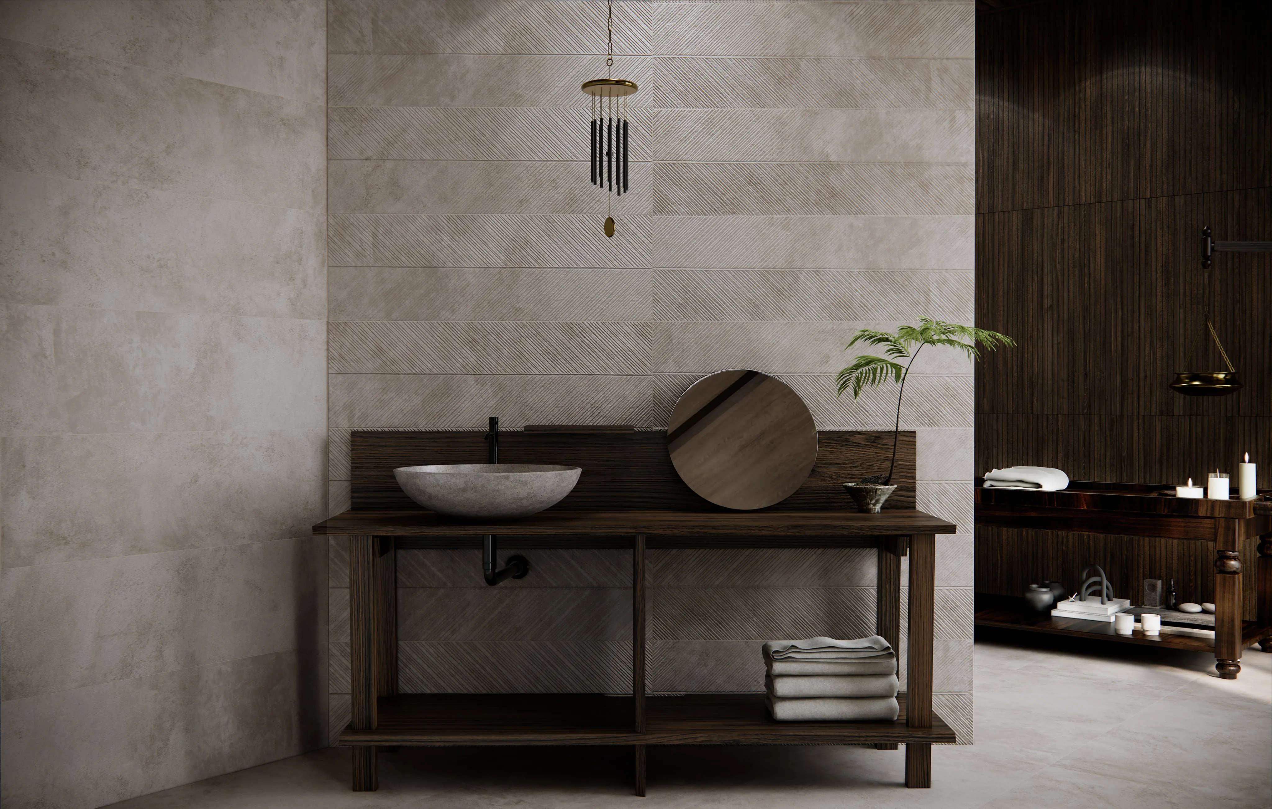 987 Лофт Мокко 32,5x100 Eurotile Ceramica фото 2