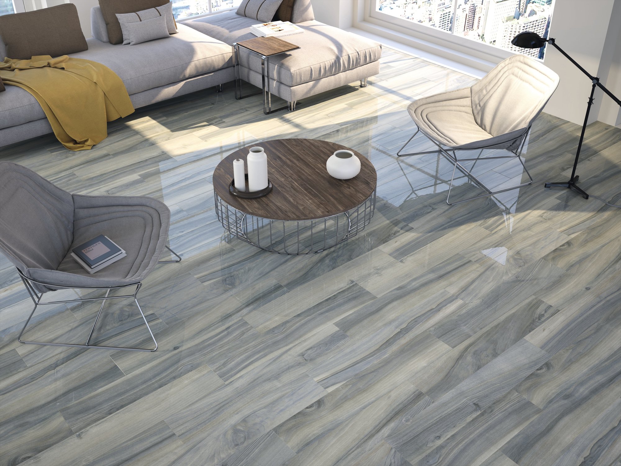 A034284 PROJECT WHITE RECT. 20X120 Ape Ceramica