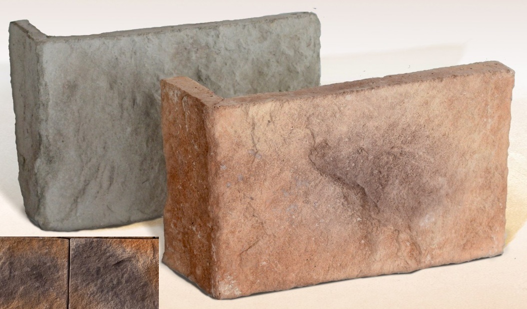 Готика 01-22 угловая 70-280х100-180х20-30 (вариативный размер) Ecostone