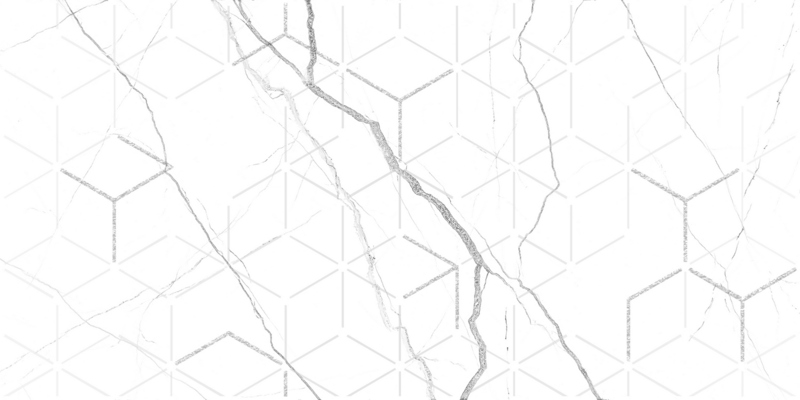 GT124VG Siluet Белый Декор 50x25 Global Tile