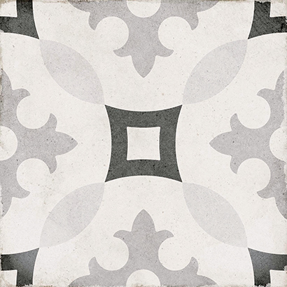 24417 ART NOUVEAU KARLSPLATZ GREY 20*20 EQUIPE