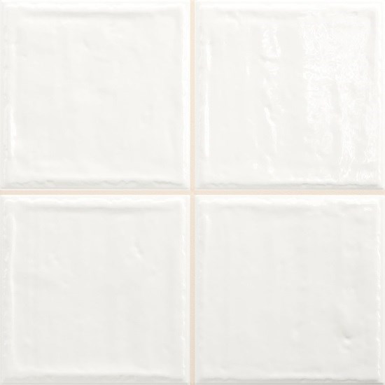 Noa White 20x20 Dar Ceramics