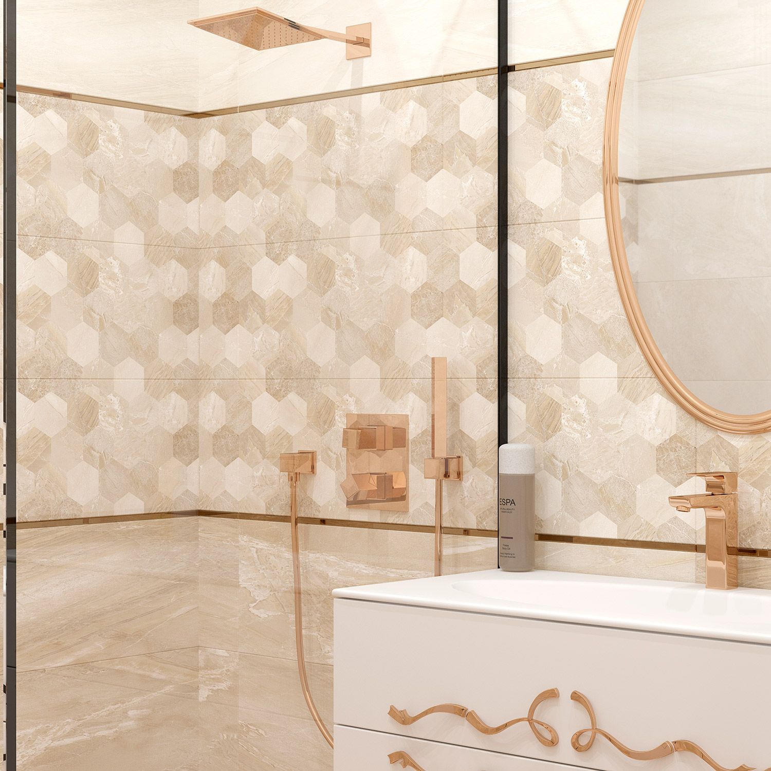 358 Eclipse Beige 9x16 Eurotile Ceramica