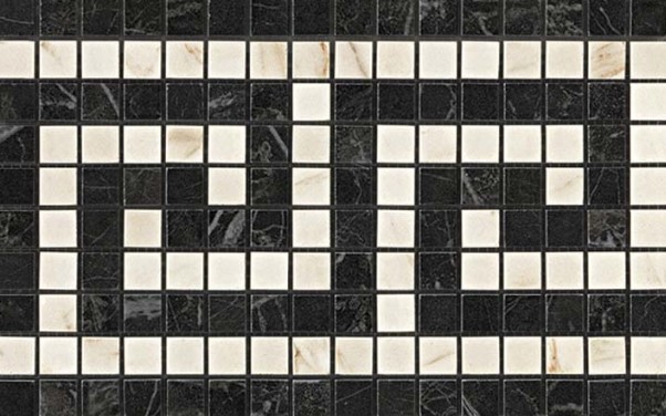 ADRJ Marvel Noir/Cremo Greca Mosaico 18.5x30 Atlas Concorde