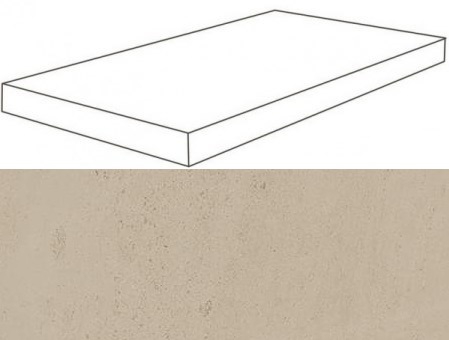 620070001120 Sand Scalino Angolare DX Lap 33x60 Atlas Concorde Russia