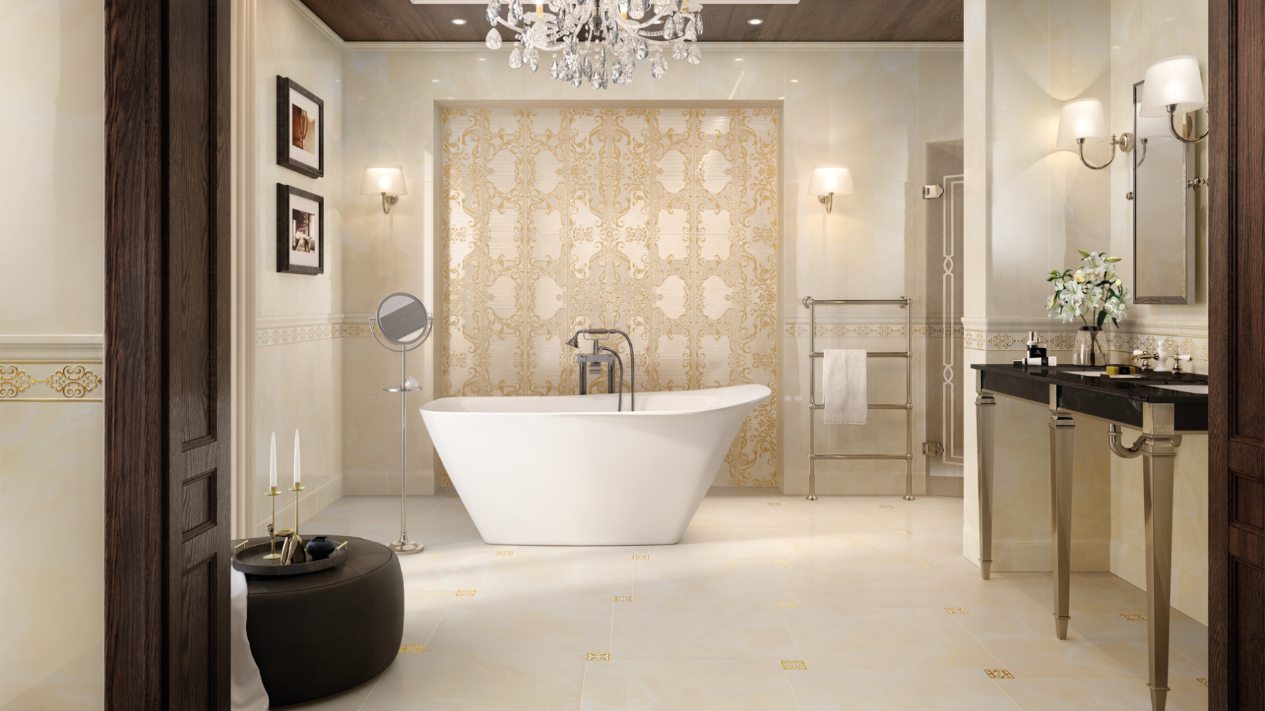 620070000634 Charme Evo Statuario Scalino Angolare Sinistro 33x60 Italon