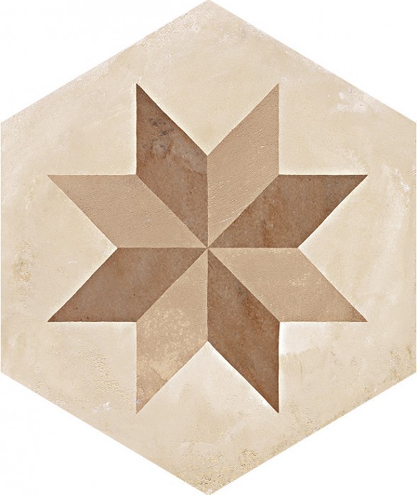 Mix Decori Esagonо Vers. C 25х21,6 Marca Corona