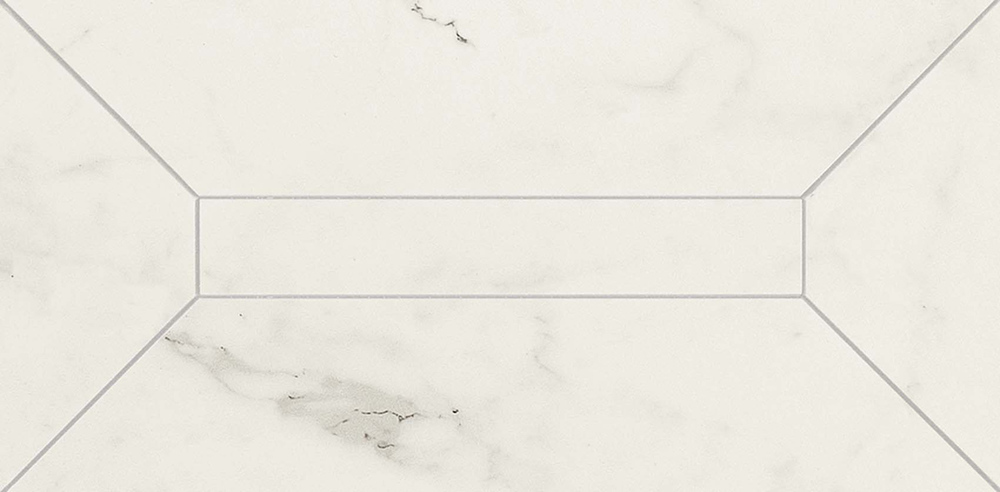 MMR6 Allmarble Altissimo Listone 3D Lux 15х30 MARAZZI Italy