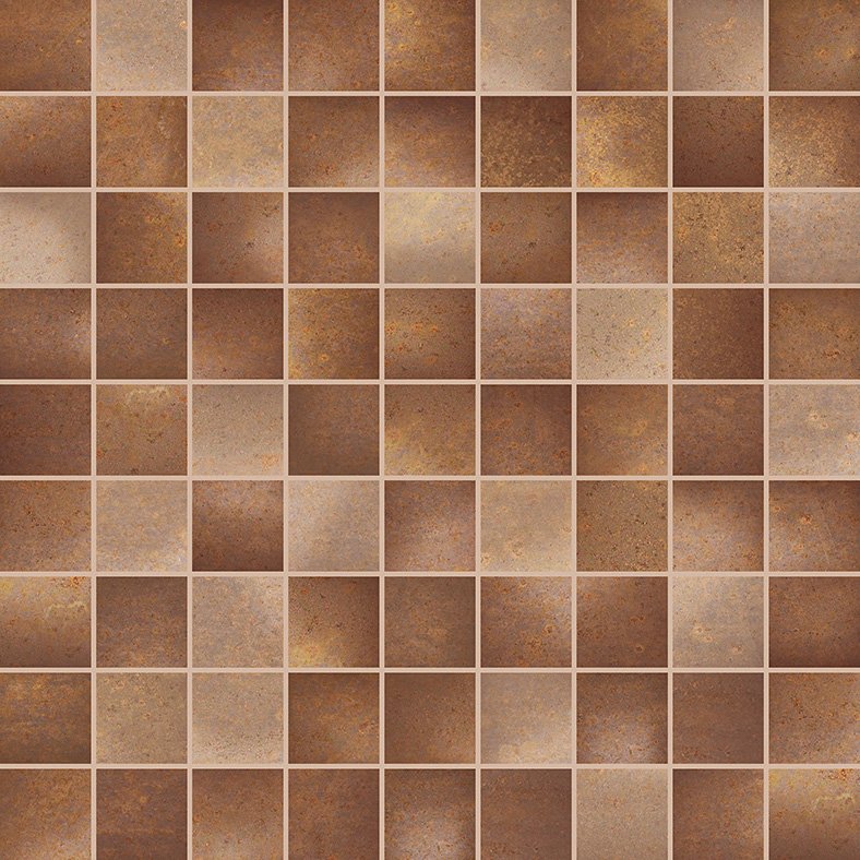fTCS Oxide Corten Flame Mosaico 30,5x30,5 FAP Ceramiche