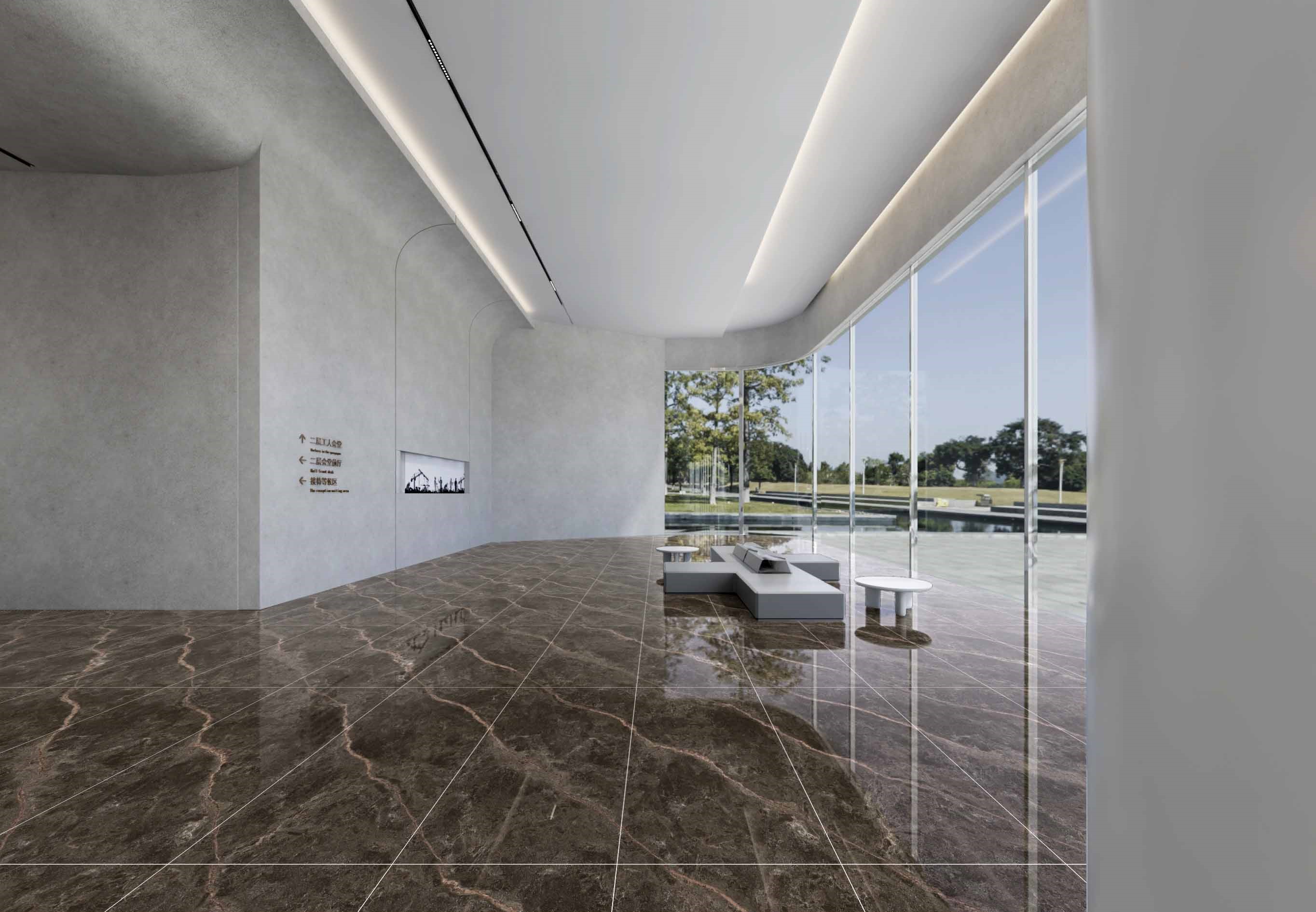 Hanoi Polished Golden Carving 60x120 Realistik фото 8