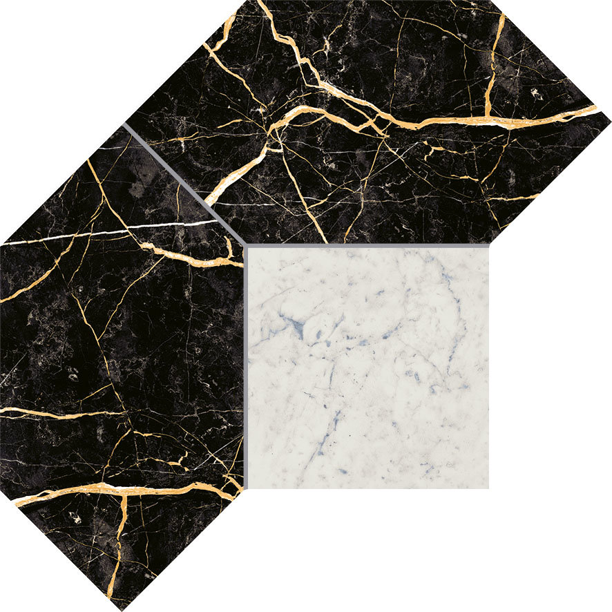 620110000085 Charme Extra Laurent Mosaico Polygon Lux 28,5x21 Italon