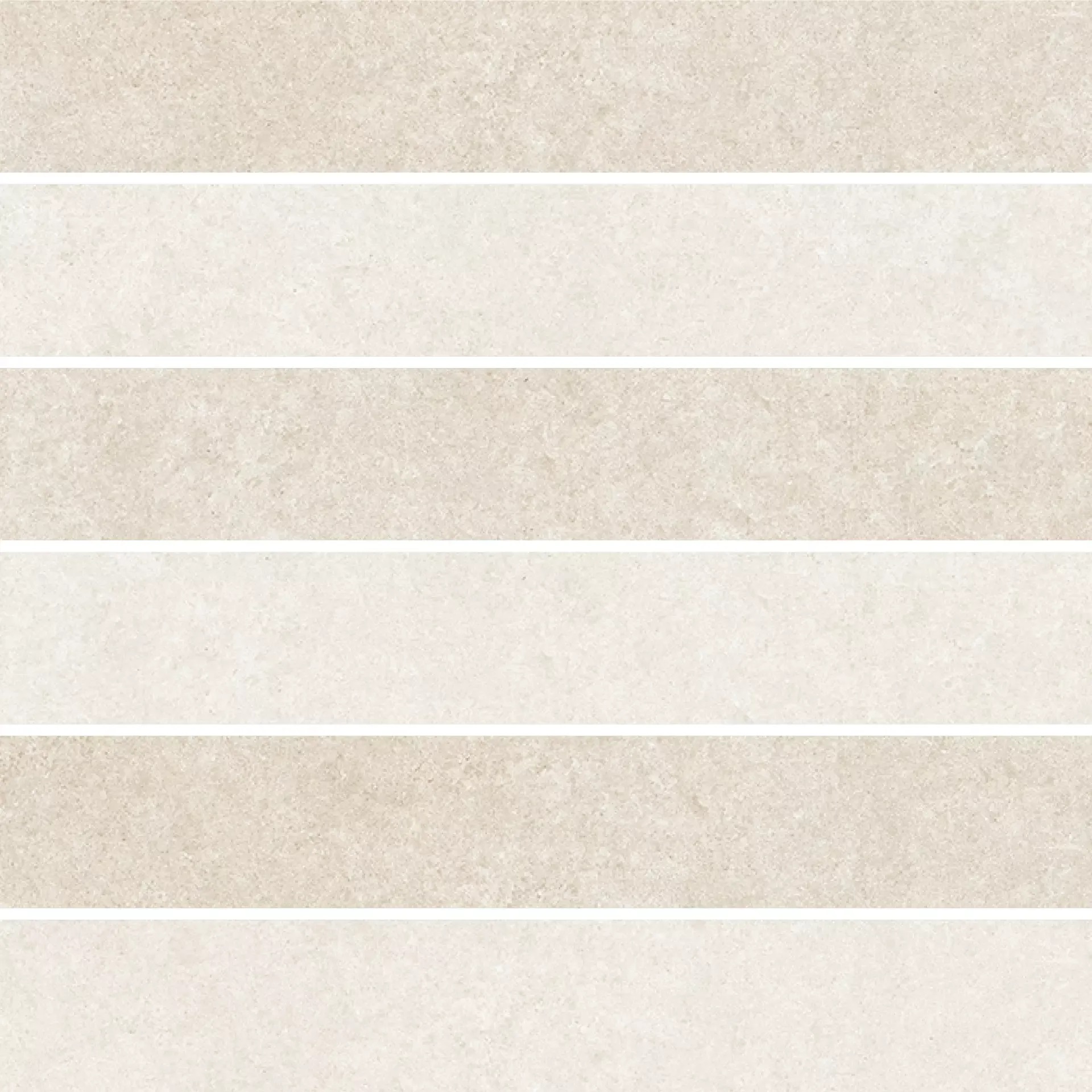767168 Elemental White Sandstone Mosaico 3D Luc 30x30 Cerim